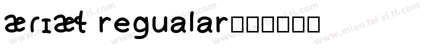 ARIAL regualar字体转换